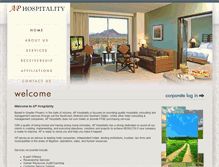 Tablet Screenshot of aphospitality.com